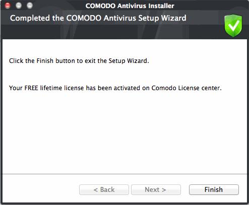 The Installation Complete dialog is displayed indicating the successful completion of installation. Click 'Finish'. For the installation to take effect, the system has to be restarted.