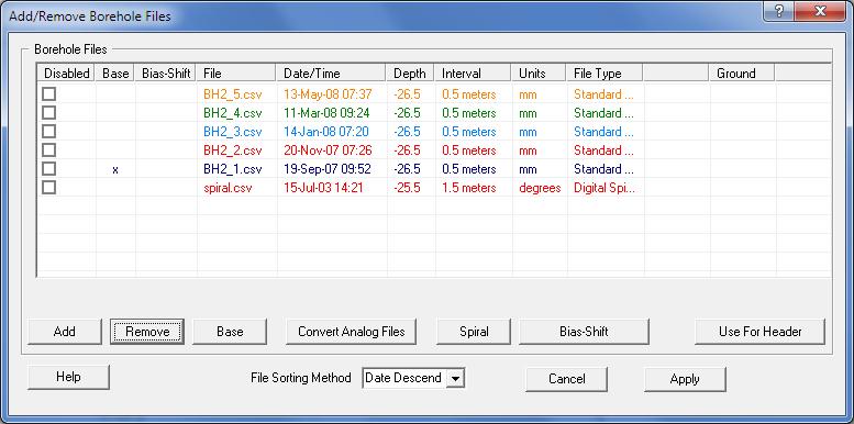 51 9 IMPORTING RST INS 5.2 ANALOG INCLINOMETER DATA 9.1 CONVERTING FILES Inclinalysis has the ability to automatically convert RST Analog Inclinometer files into the *.