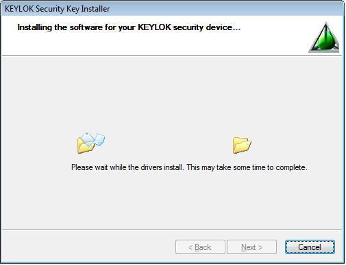 Figure 74 KEYLOK Security Key Installer Figure 75 KEYLOK Security Key Installer