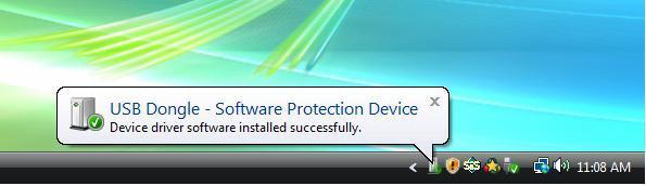 Figure 77 New Hardware installed confirmation Alternatively, correct installation of the device drivers can be verified by