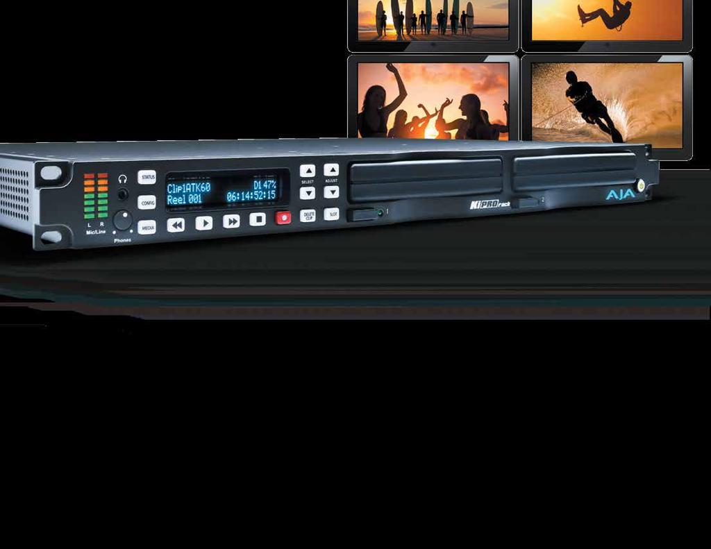 Only $3,995 US MSRP* Find a Reseller AJA s Ki Pro Rack simplifies the transition from traditional tape to file-based workflows.