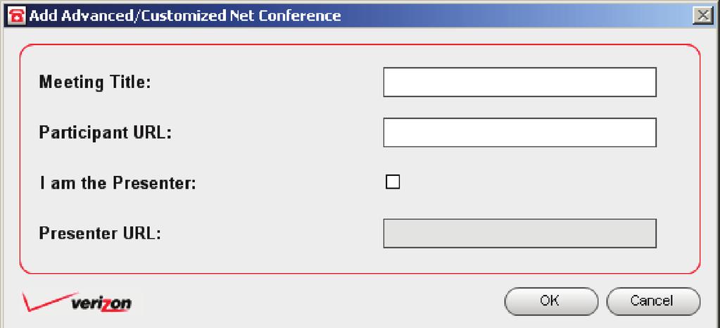 Select Meeting Now Details to retrieve the participant and presenter URLs.