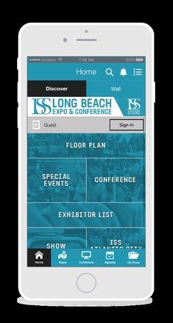 right in the palm of their hands The ISS 2018 Mobile App is marketed to and used by attendees YEAR ROUND, providing brand exposure before, during and