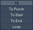 The Fill options The automation panel now features an additional Fill section.