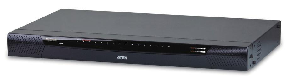 1 8/16-Port KVM over IP Switch 1 local / 1 remote user access KN1108v / KN1116v Aten s new generation of KVM over IP switches - KN series allows local console access and remote over IP access for