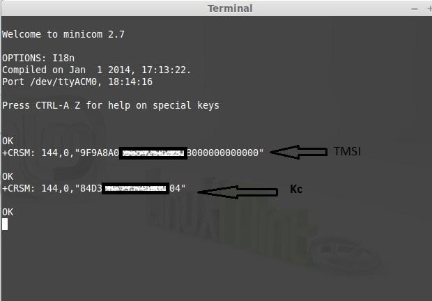 TMSI AT+CRSM=176,28448,0,0,9 * Here we can identify the KC key