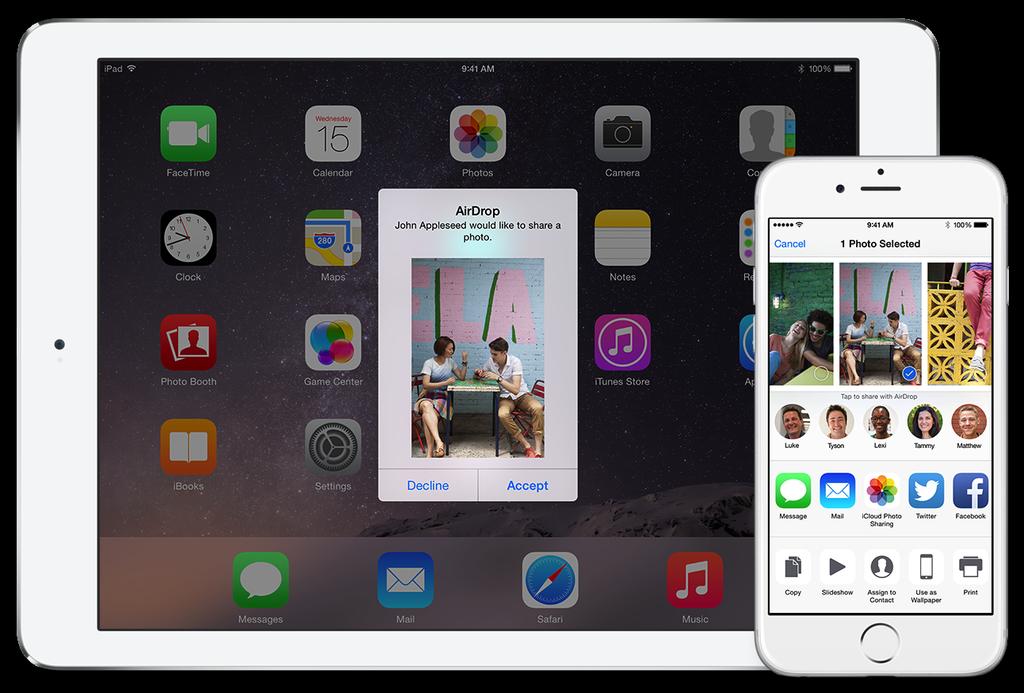 Turn on AirDrop Use Control Center to turn AirDrop on or off and control whom you can