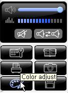 button on the right side of the screen, the Adjust Color & Post Processing From the Adjust Color & Post Processing window, select a channel by clicking the