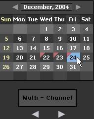 Status Bar (3)Selecting date and time From the