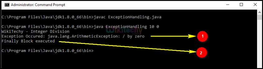 The class Exception handles all types of exception. If the user is not aware of the correct Exception to be captured, the Exception class very well is used.