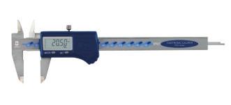 01 0.0005 60mm Waterproof Digital Caliper IP67 Series Standard: DIN 862 Water, coolant and dust proof to IP67 specification Functions: mm/inch conversion, on/off, zero