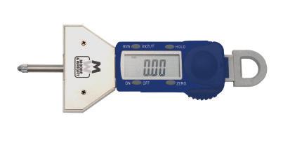 0005 Digital Mini Depth Gauge 177 Series Spring loaded with hold measurement button for ease of use Supplied on retail packaging Plastic 50mm base M2.