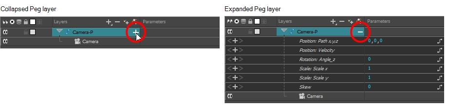 Chapter 10: How to Animate Objects and the Camera If the new Peg layer did not appear directly above the camera, you may have clicked elsewhere in the scene, which deactivated the layer on which you