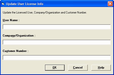 2-6 / FAS 100 Asset Inventory 2. Enter your name, the name of your company or organization, and your customer number.