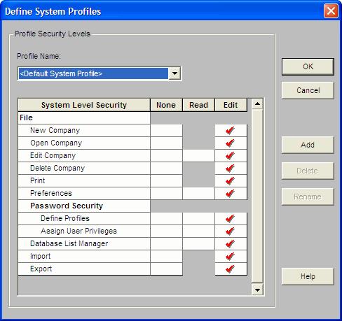 Getting Started / 2-21 Completing the Define System Profiles Screen Follow the guidelines provided below to complete the fields on the Define System Profiles screen.