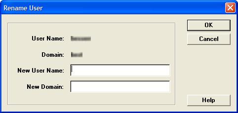Getting Started / 2-37 4. Enter the new user name. If you have selected Windows Authentication security mode, you must also enter a domain name.