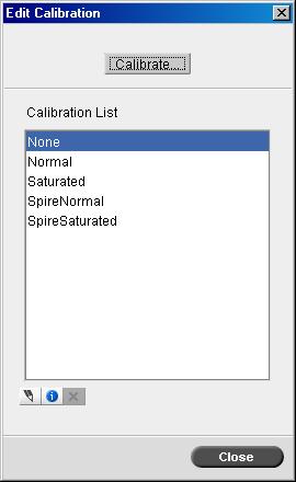 132 Chapter 6 Color Workflow SpireNormal: Applies the factory default calibration table. Since this is a default look-up table, it cannot be overwritten.