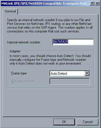 Once a job is processed, its associated file is deleted from the queue directory. Note: IPX Printing works in a Novell environment. 1. In the Settings window, select Network Setup.