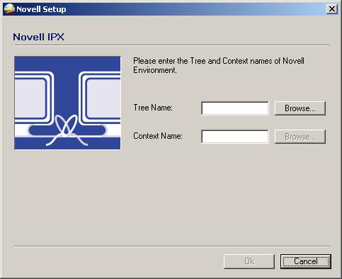 Proceed to the next section, Configuring Novell Client for Spire CX260.