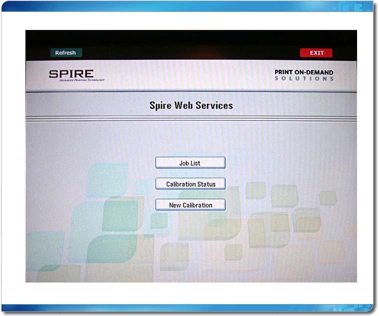 Working Remotely 33 The Spire Web Services window appears.