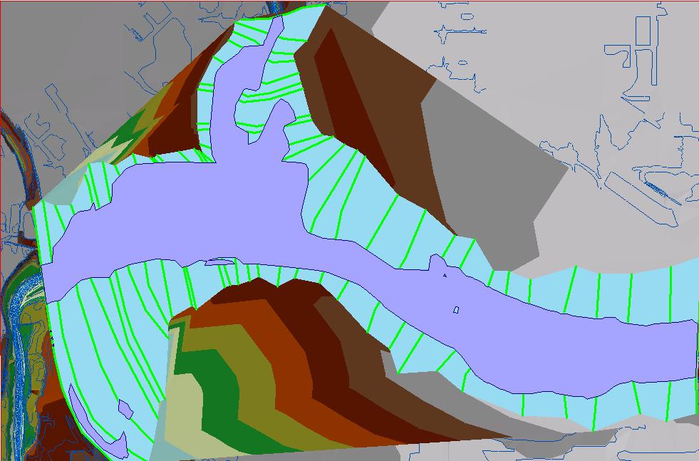 Inundation Polygon You can underlay the map with aerial photos or other layers for more information: After the inundation map is created, you must check the inundation polygon for its quality.
