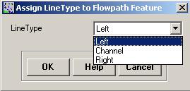 To create the left and right flow paths (in Flowpaths feature class), start editing, and choose Create New Feature as the Task, and Flowpaths as the Target as shown below: Use the sketch tool to