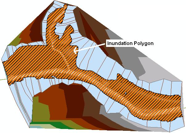 After the inundation map is created, you must check the inundation polygon for its quality.