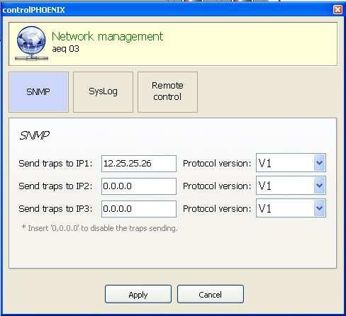 You can access the configuration menu in Configuration Network.