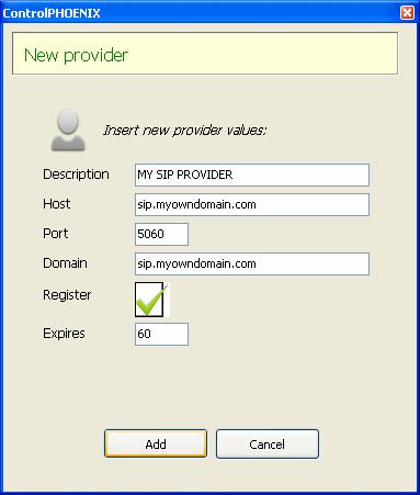 Enter I/F Setup and click on SIP Parameters. Check the SIP server configuration ( Proxy Provider ).
