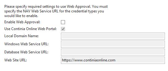 Enable Web Approval Enable the web approval portal for users to perform web approval.