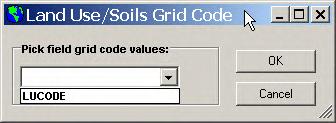 Figure 6.7 v. You will then be prompted to select the land use code field in the land use dataset (Figure 6.8).