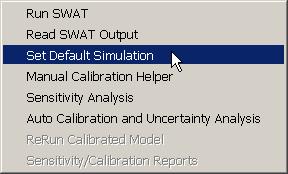 save that as the default simulation for further model runs and analysis.
