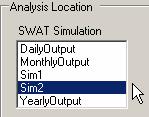 the simulation selected. Figure 14.84 4. Choose an analysis type from the Analysis combo box.