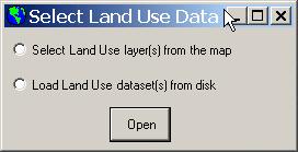 the file browse button in the Land Use