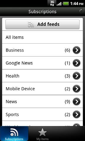 136 More apps Reading news feeds Don t get left behind with yesterday s stories. Use the News app to subscribe to news feeds that cover breaking news, sports, top blogs, and more.