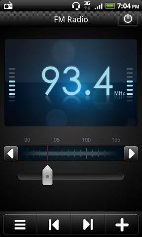 More apps 141 The first time you open FM Radio, it automatically scans for available FM stations, saves them as presets, and plays the first FM station found.