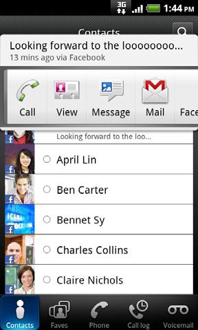 On the Contacts tab, tap the name of the contact (not the icon or photo) you want to link. 3. On the upper-right corner of the screen, tap or (if there are suggested links). 4.