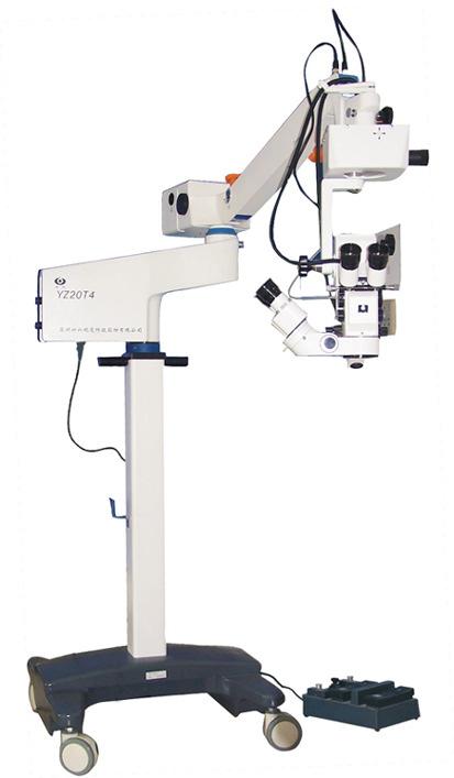 OPERATION MICROSCOPE YZ20T4 Characteristics: Five-step magnifications for main microscope Three-step magnifications for assistant microscope Equipped with three Objectives and being applicable to