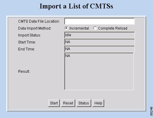 Chapter 3 Setting Up CBT To add information about the Cisco ubr7200 series, and Cisco ubr10012 universal broadband routers in CBT: Step 4 Log in to CBT as admin.