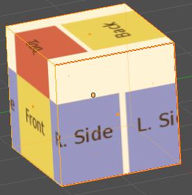 (in object mode) Adjust the vertices so it looks good on the cube.