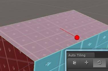 1.2 Rotation Click and drag the sphere handle to rotate the texture. You can again hold the Left Control key to snap the rotation to fixed degrees. 1.