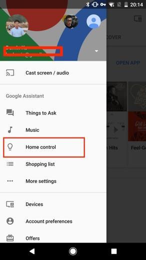 If you sign in Google Home app with several Google accounts, only the first Google account you
