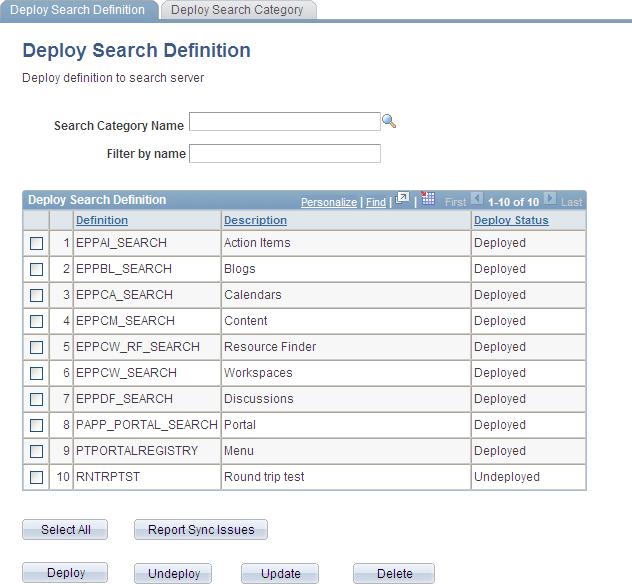 Chapter 15 Configuring PeopleSoft Applications Portal for Application Search 1.