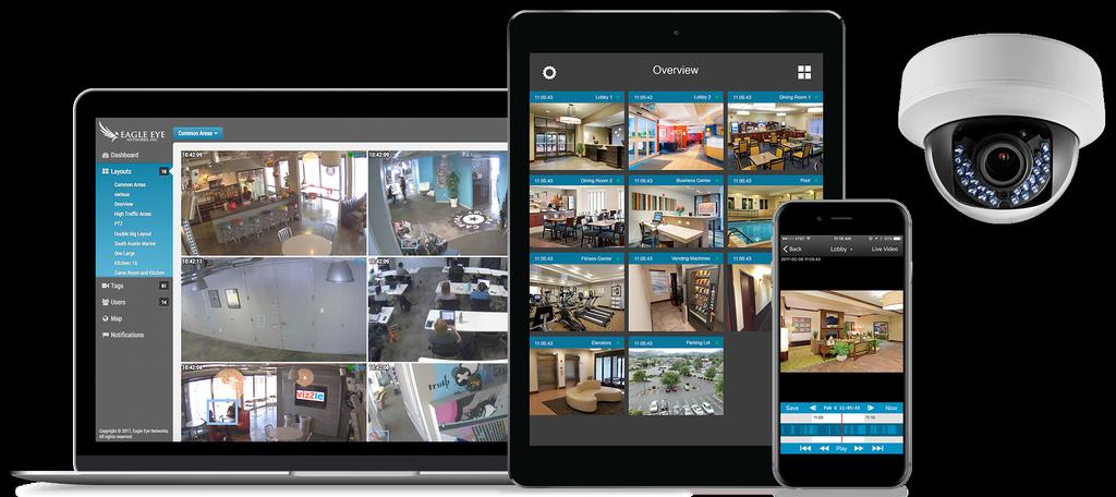 Company Overview Company Overview Founded in 2012, Eagle Eye Networks, is the leading global provider of cloud-based video surveillance solutions addressing the needs of businesses, alarm companies,