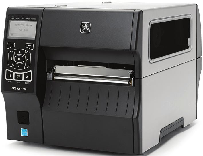 ZT420 Industrial Printer Specifications are provided for reference and are based on testing the ZT420 printer using genuine Zebra supplies.