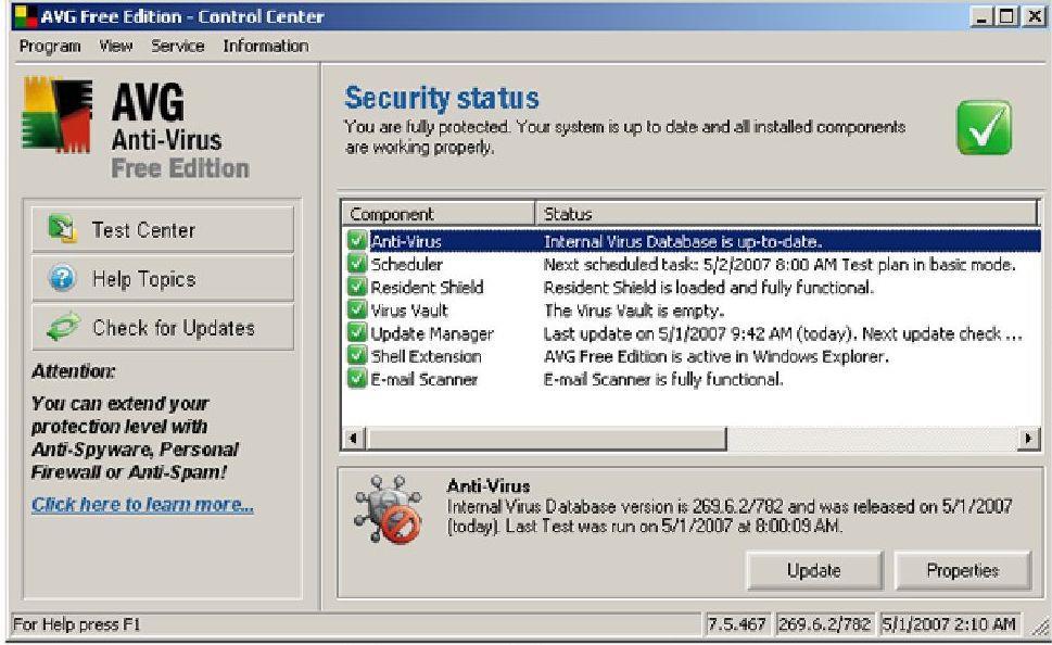 Anti-Virus Software Any device connected to a network is susceptible to viruses Warning signs of a virus: computer acts abnormal sends out large