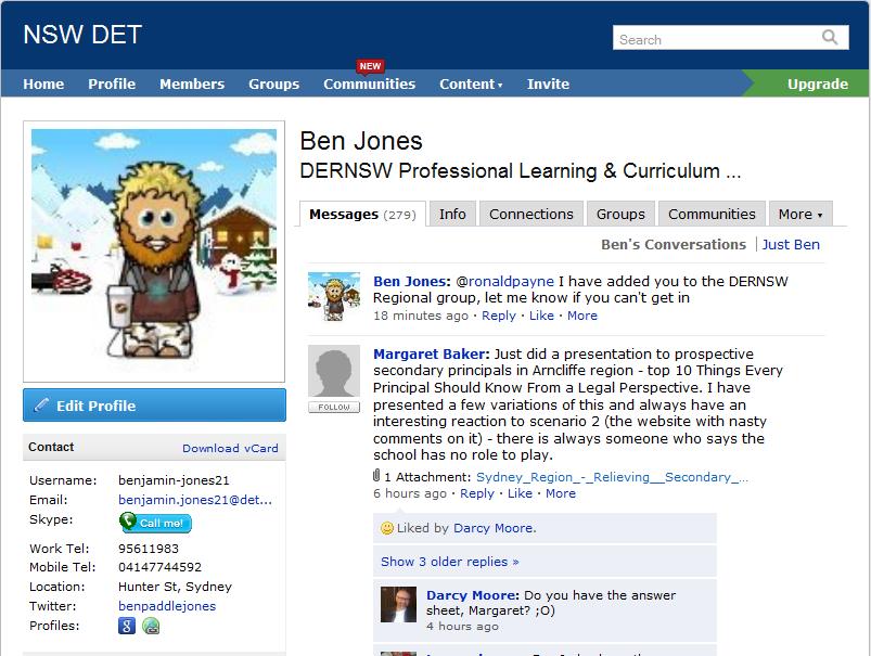 PROFILE Your profile is what people look at to find out more about you and to find more of your links online.