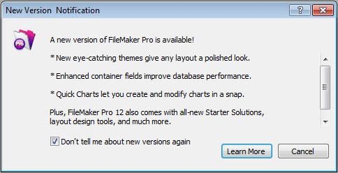 Configuring FileMaker Pro in Windows After installation has completed, a shortcut should appear on your desktop. Double click the FileMaker Pro icon to open FileMaker Pro 11 for the first time.