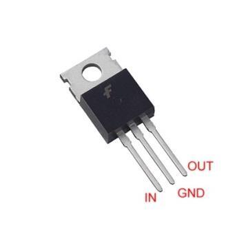 1.4.2 Heat Sink Figure 1.4: Linear Voltage Regulator A heat sink should attach with LM 7805 to protect it from excessive heat.
