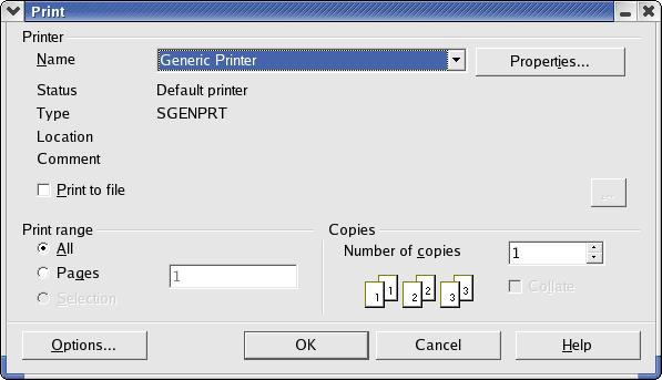 11 Click Finish. The Printer Administration dialog box appears again. 12 Click Close. 13 From the main menu, select Office, then OpenOffice.org Writer.